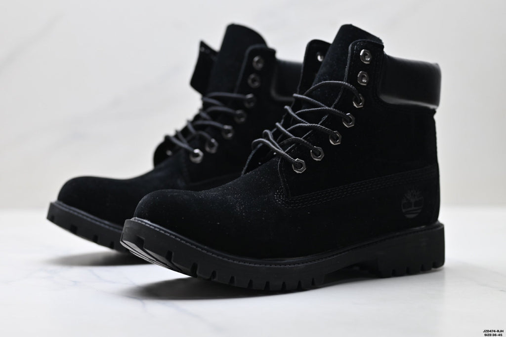Timberland Black Premium Leather High Outdoor Boot