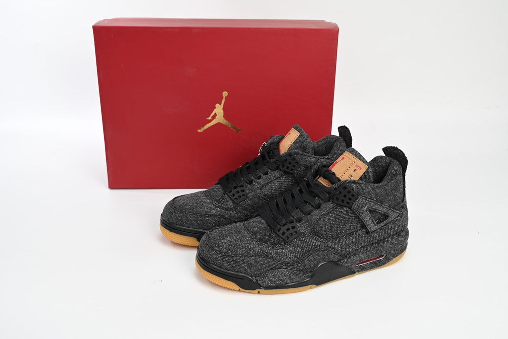 Jordan 4 Black Denim Reps Sneakers AQ9103-001