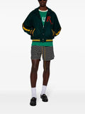RHUDE Varsity wool bomber jacket