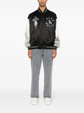 SAINT MXXXXXX satin bomber jacket