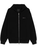 Givenchy zipped hoodie in fleece with Hubert objects print