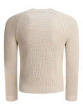 RAKKI raglan-sleeved cotton sweater