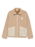 Autry daisy-embroidered fleece jacket