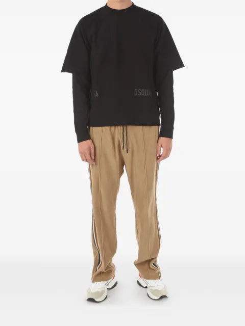 DSQUARED2 double-layer logo sweatshirt