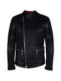 Philipp Plein quilted leather biker jacket