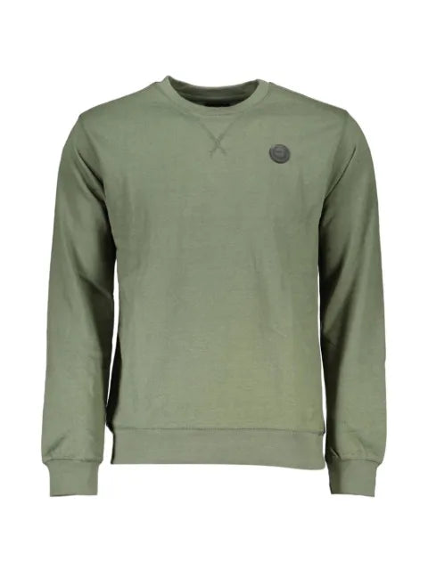 Gian Marco Venturi Vintage logo-patch crew-neck sweater