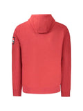 NORWAY 1963 fleece-texture logo-patch hoodie