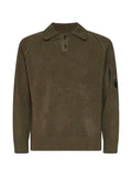 C.P. Company chenille cotton polo sweater