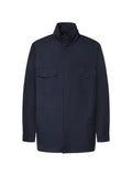 Loro Piana high-neck multi-pocket jacket