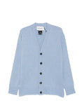 AMARANTO  button-up V-neck cardigan