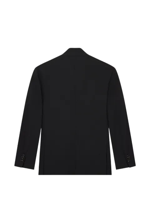 Giorgio Armani mandarin-collar virgin wool jacket