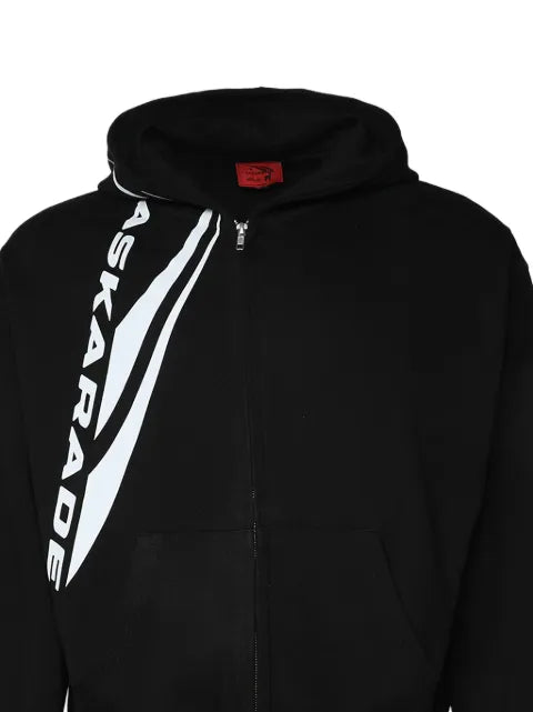 LA MASKARADE logo-print zip-up hoodie