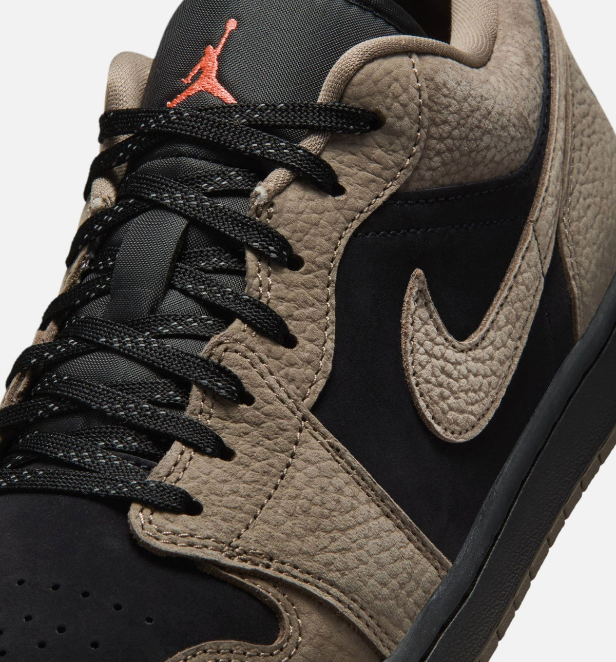 Air Jordan 1 Low SE Men's – Black/Olive Grey/Light Wild Mango