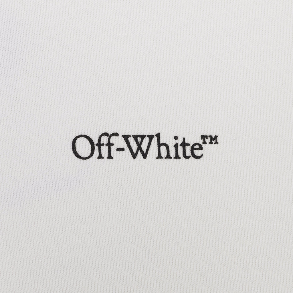 White Pixel Diagonal Skate Hoodie