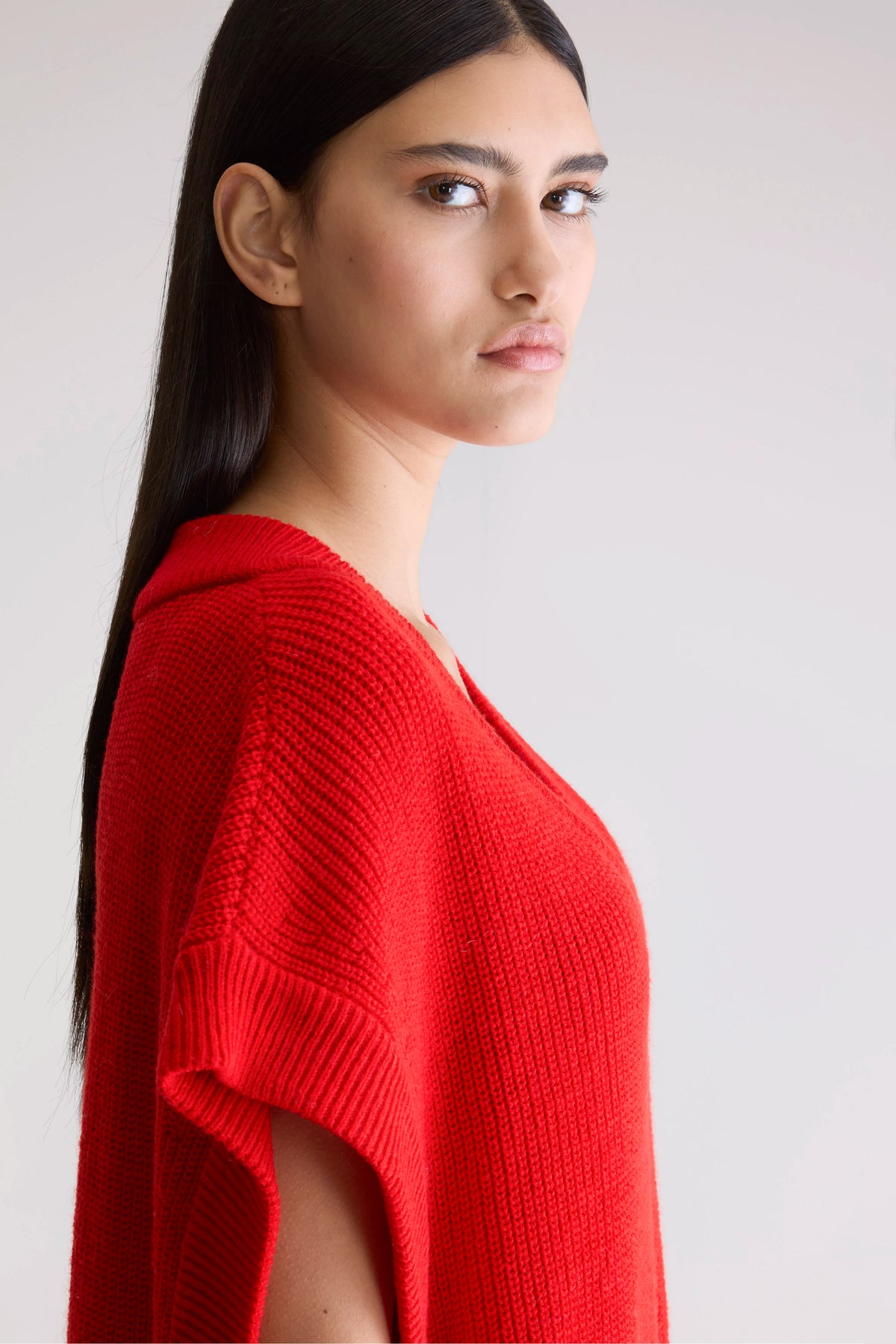 Labi sleeveless sweater (252 / W / SANGUINE)