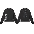 ERD “Eternity and Time” Hourglass Long Sleeve T-Shirt — Black
