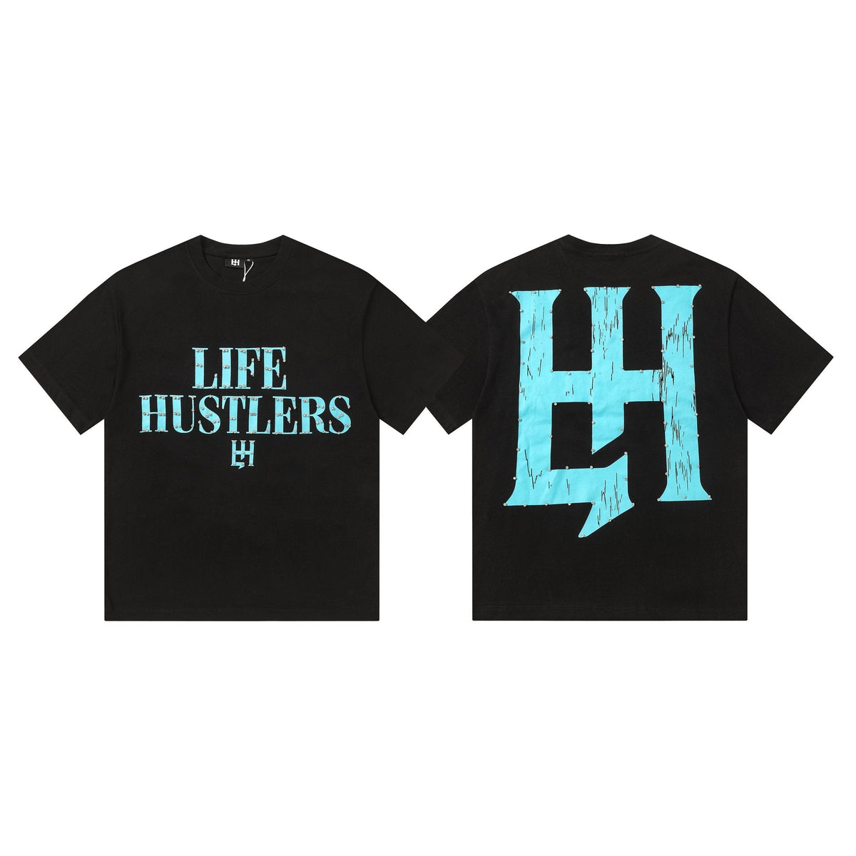 Life Hustlere Blue HH Graphic T-Shirt