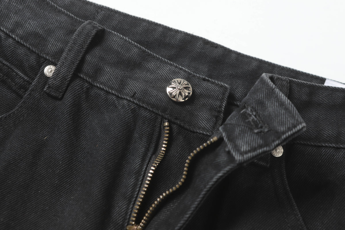 Chrome Hearts Cross Patch Denim Jeans 9981