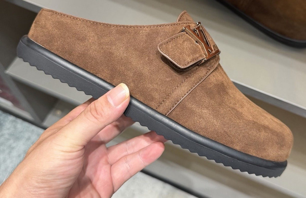 Louis Vuitton Men's Adjustable Strap Slip-On Shoes