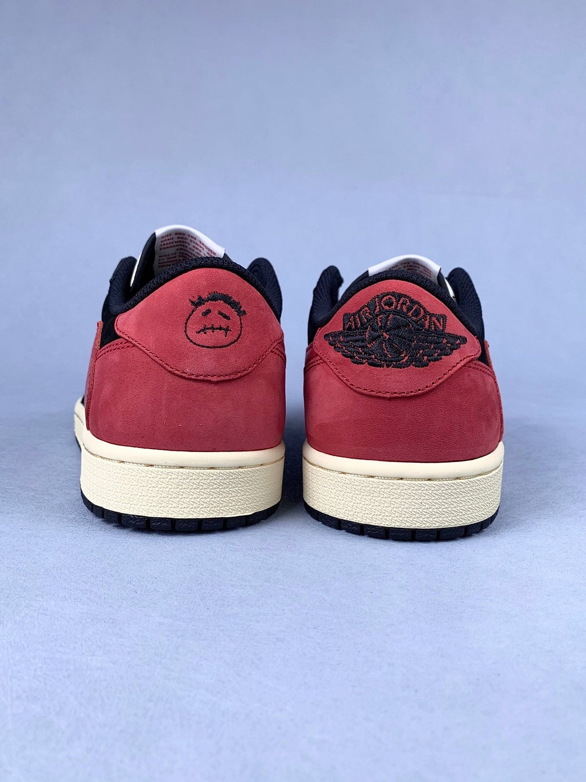 Air Jordan 1 Low TS Black/Red Unisex Sneakers DM7866-061